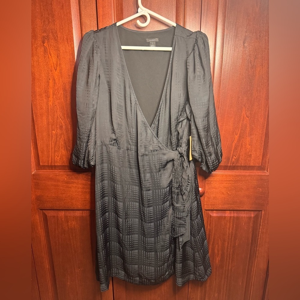 Halogen Black Long Sleeve Dress